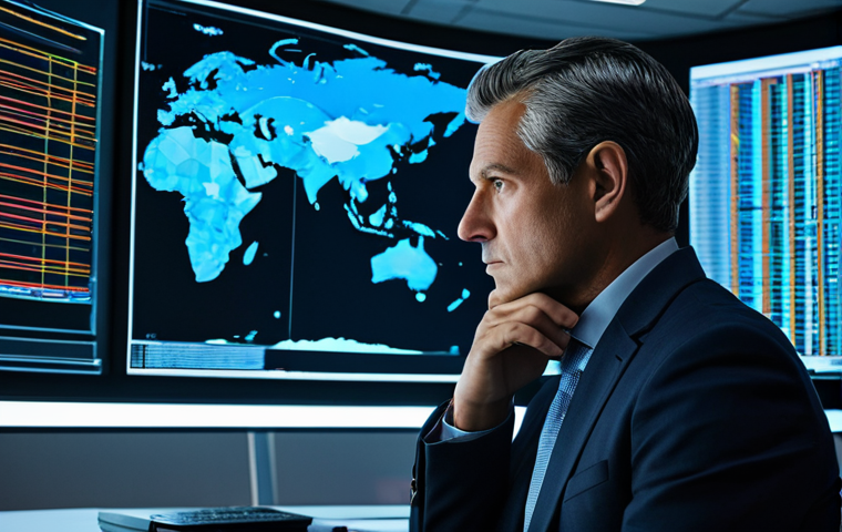 A focused professional strategist in a modest business suit, observing complex holographic projections of resource allocation data and strategic maps, deep in thought within a high-tech command center. The lighting is calm and professional, emphasizing the analytical atmosphere. The subject is fully clothed, appropriate attire, safe for work, perfect anatomy, natural proportions, well-formed hands, proper finger count, professional photography, high quality, family-friendly.